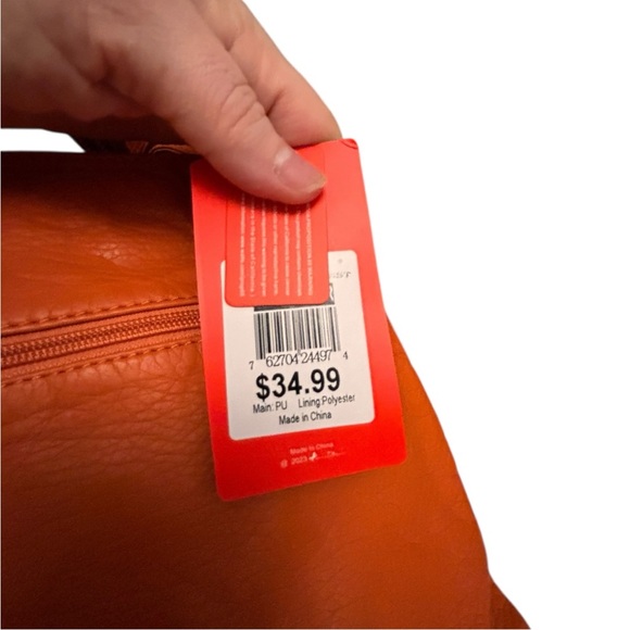 Montana West Orange Crossbody Bag NWT - Picture 6 of 6